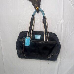 VINTAGE COACH Hampton Sateen Satchel F11992